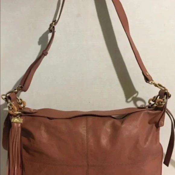 Jenrigo pale pink leather hobo handbag - Picture 8 of 8
